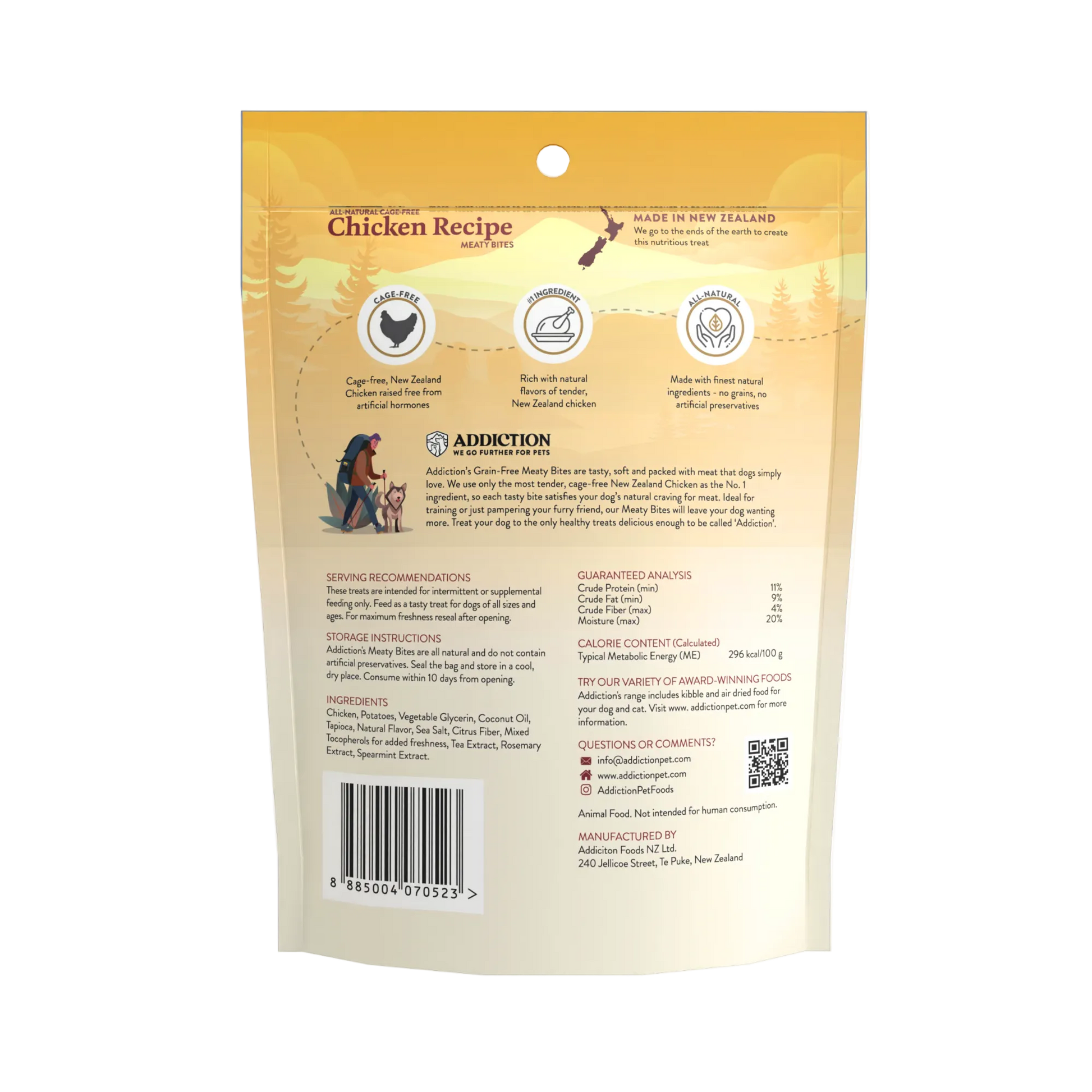 Chicken Meaty Bites Dog Treats package, product photo 10 of 14