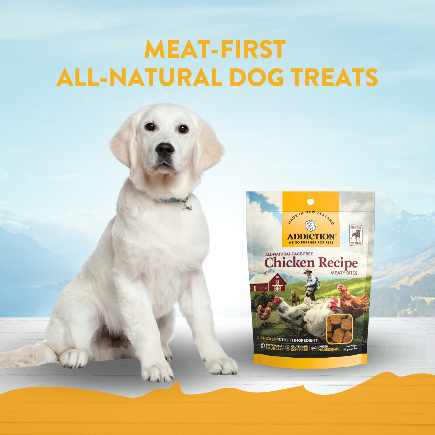 Chicken Meaty Bites Dog Treats package, product photo 3 of 14