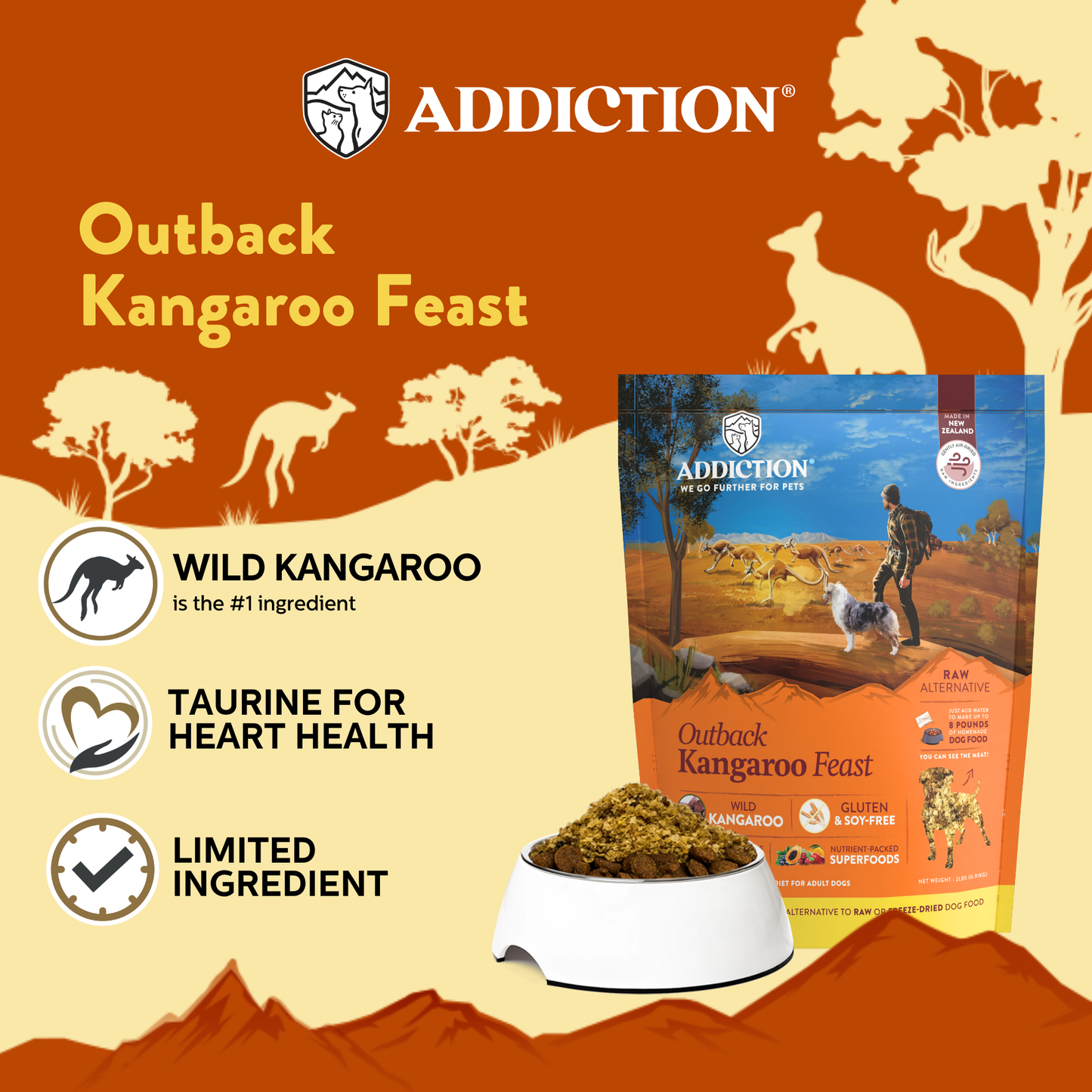 Kangaroo Dog Food & Treats Bundle package, product photo 9 of 20