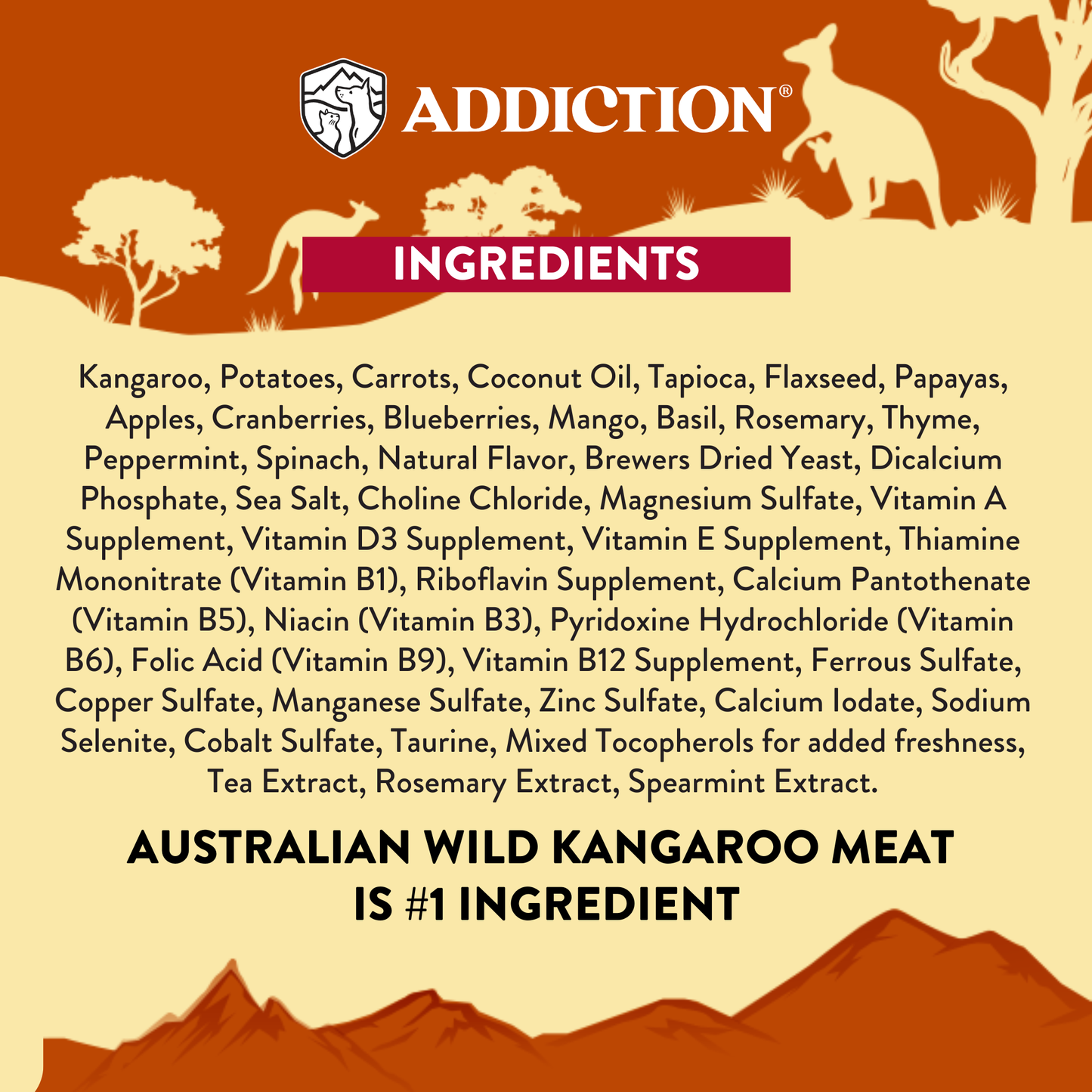 Outback Kangaroo Feast Air-Dried Dog Food package, product photo 7 of 12