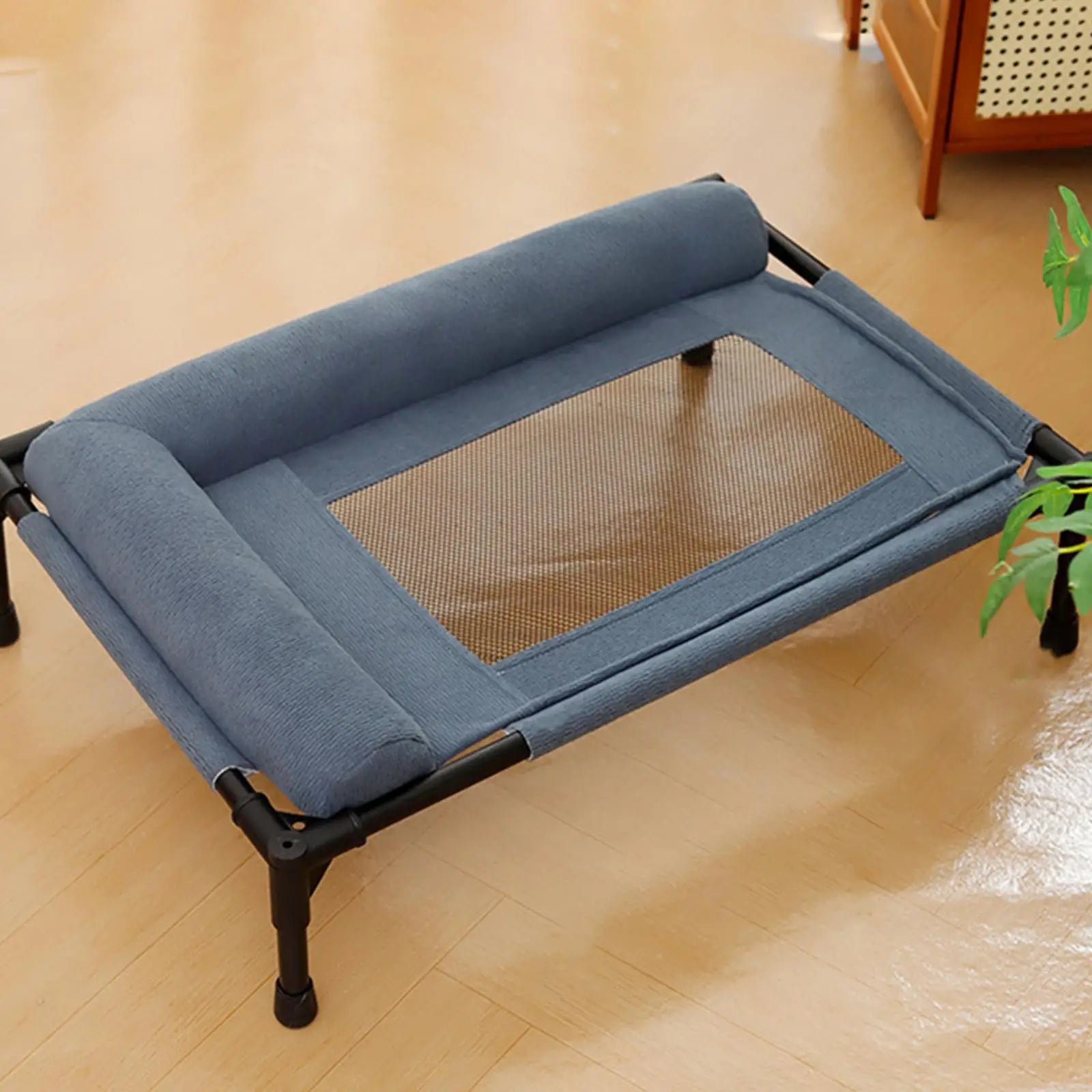 Elevated Cooling Dog Bed – Portable Washable Hammock for Pets