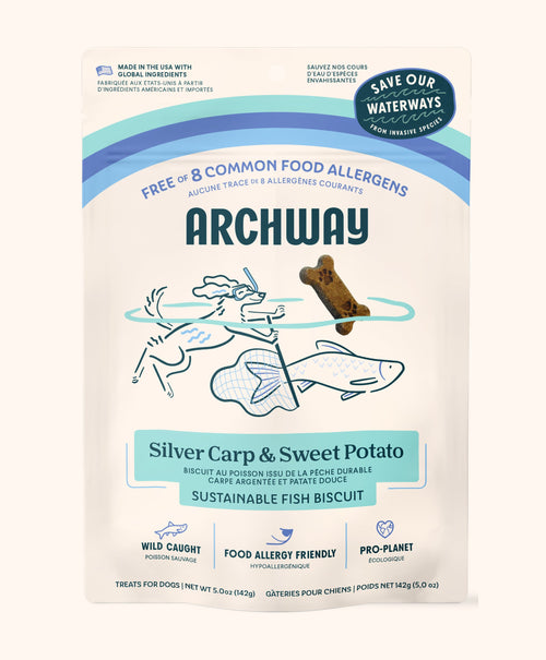 Archway Silver Carp & Sweet Potato Dog Treats | Whisker House - Whisker House