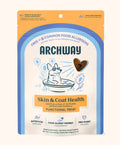 Archway Skin & Coat Health functional treat packaging for dogs on a white background