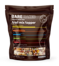 Bag of Bare Naked freeze-dried raw trail mix topper with nutritional information on a white background