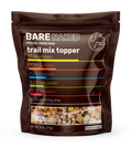 Bag of Bare Naked freeze-dried raw trail mix topper with nutritional information on a white background