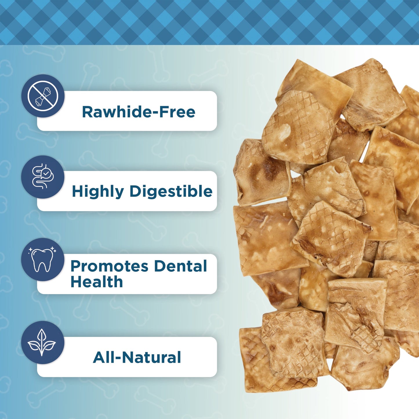 Country Living Beef Cheek Chip Dog Treats  – 5 Count Pack - Whisker House
