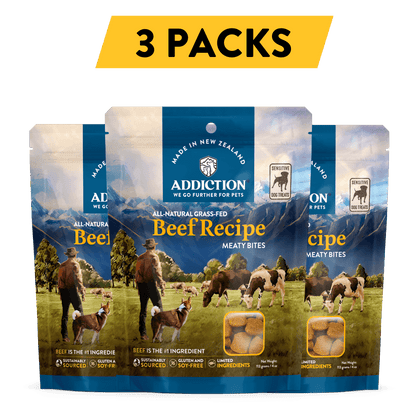 Beef Meaty Bites Dog Treats package, product photo 10 of 12