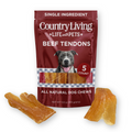 Country Living Beef Backstrap Tendon Dog Chews – 5 Count Pack - Whisker House