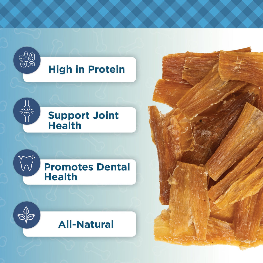 Country Living Beef Backstrap Tendon Dog Chews – 5 Count Pack - Whisker House