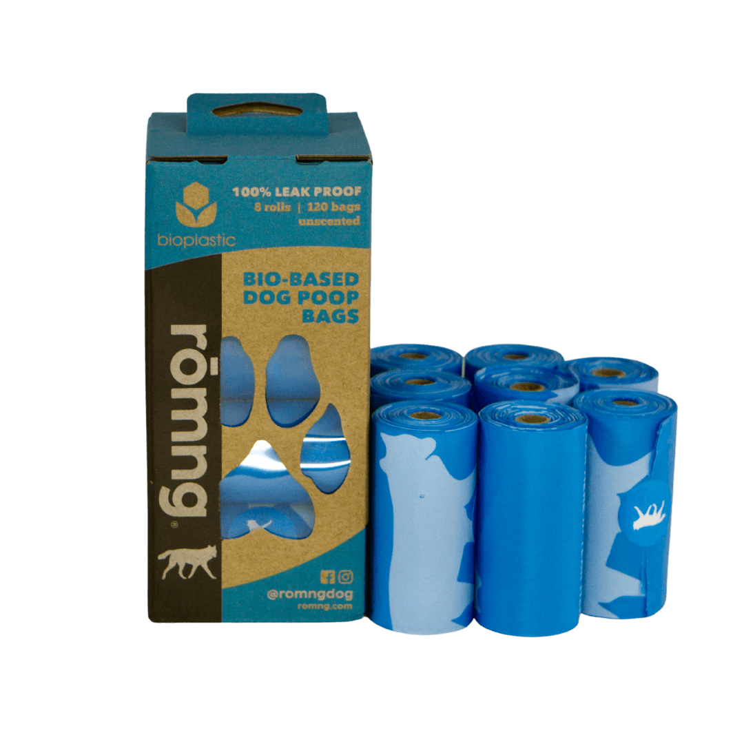 rōmng Bio-Based Dog Poop Bags - Eco-Friendly Choice