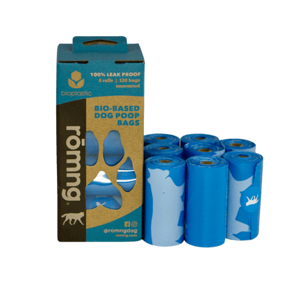 rōmng Bio-Based Dog Poop Bags - Eco-Friendly Choice