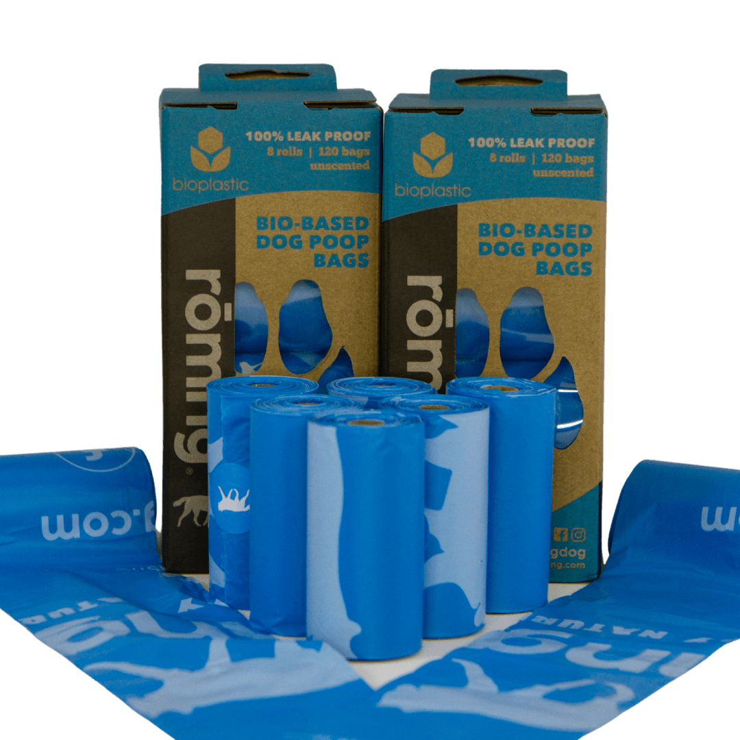rōmng Bio-Based Dog Poop Bags - Eco-Friendly Choice