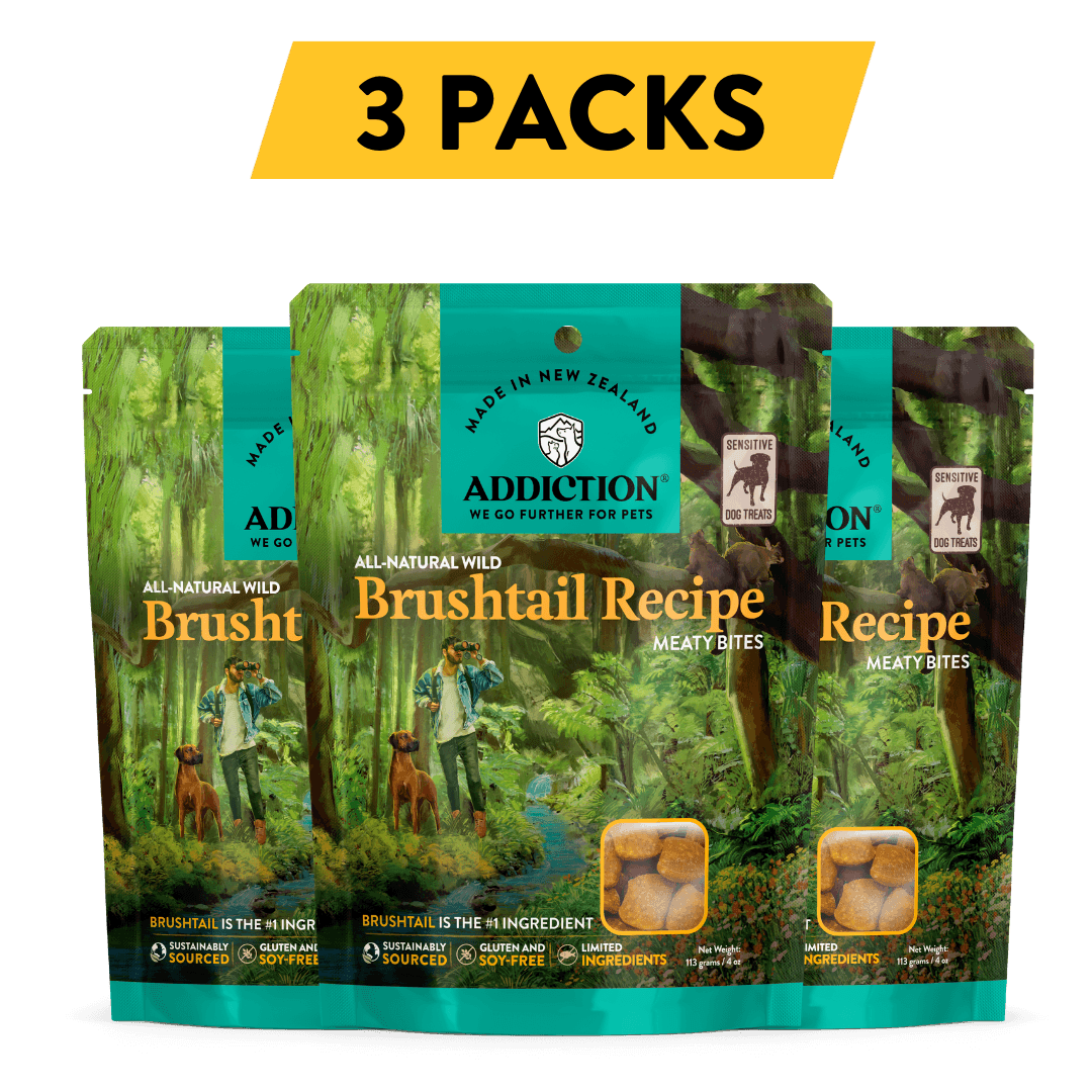 Brushtail Meaty Bites Dog Treats package, product photo 11 of 12
