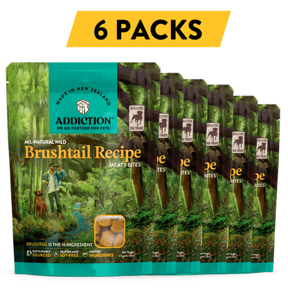 Brushtail Meaty Bites Dog Treats package, product photo 12 of 12