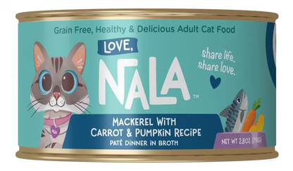 Love, Nala cat food can