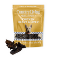 Country Living Chicken Hearts & Livers Dog Treats – 9oz Bag - Whisker House
