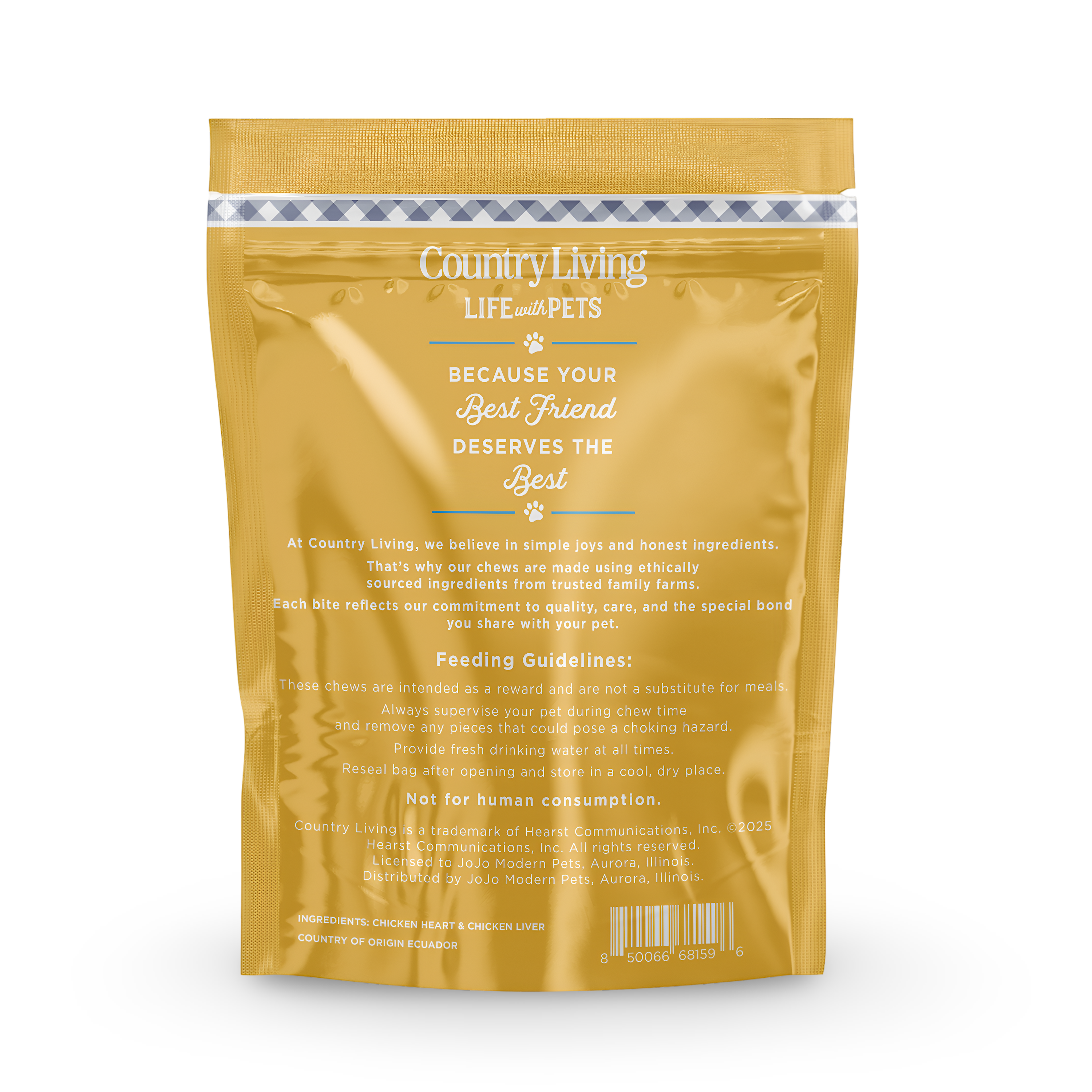 Country Living Chicken Hearts & Livers Dog Treats – 9oz Bag - Whisker House