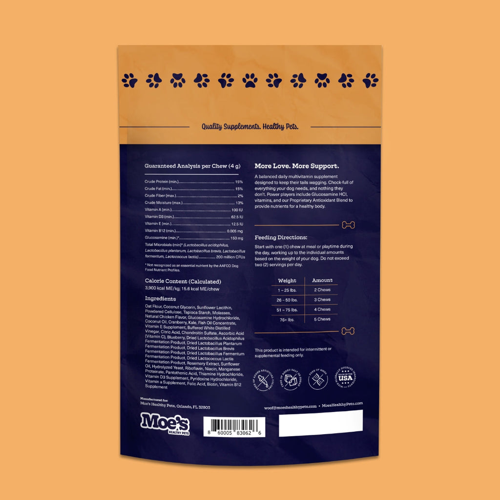 Multi-Plus Chews (60 chews per product) - Whisker House