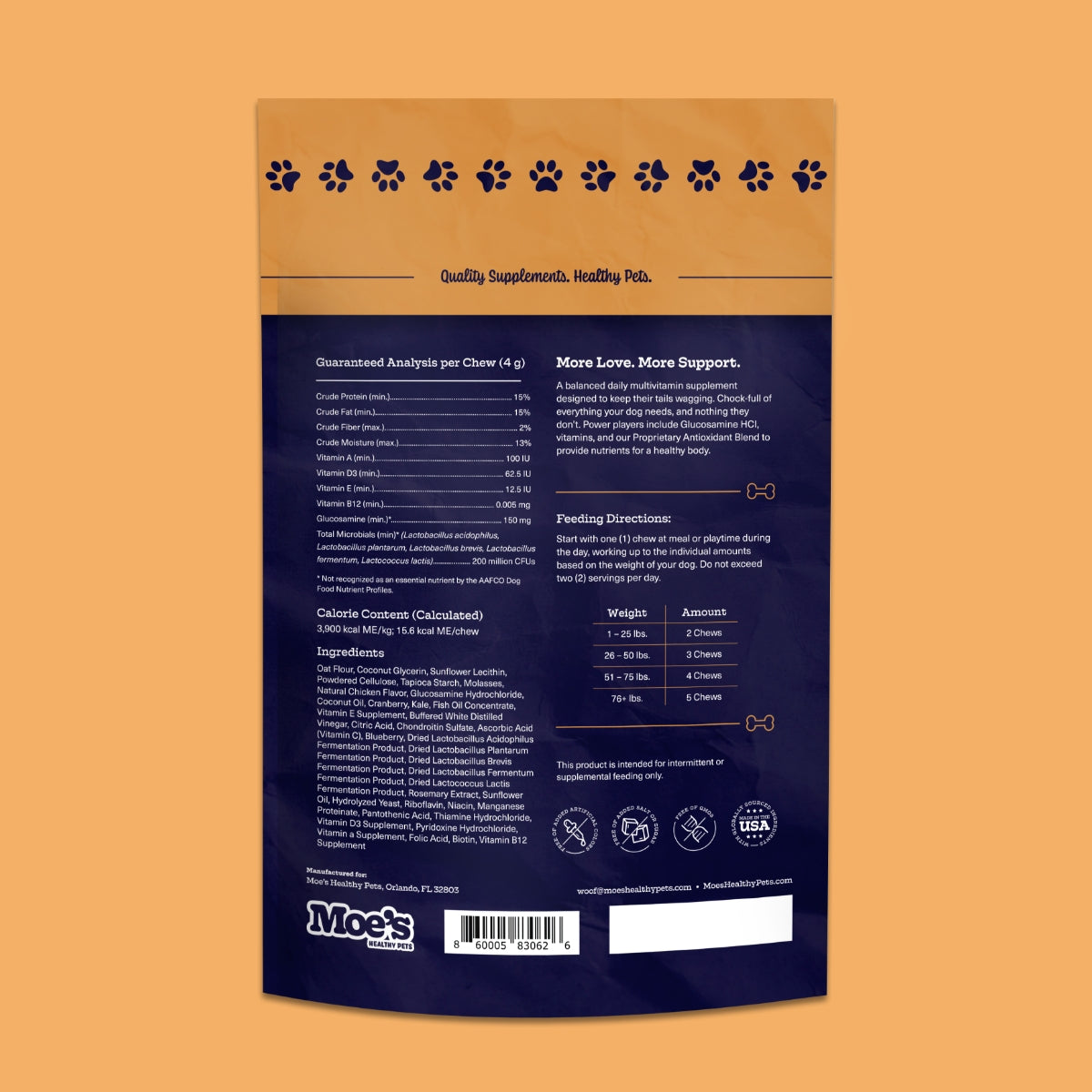 Multi-Plus Chews (60 chews per product) - Whisker House