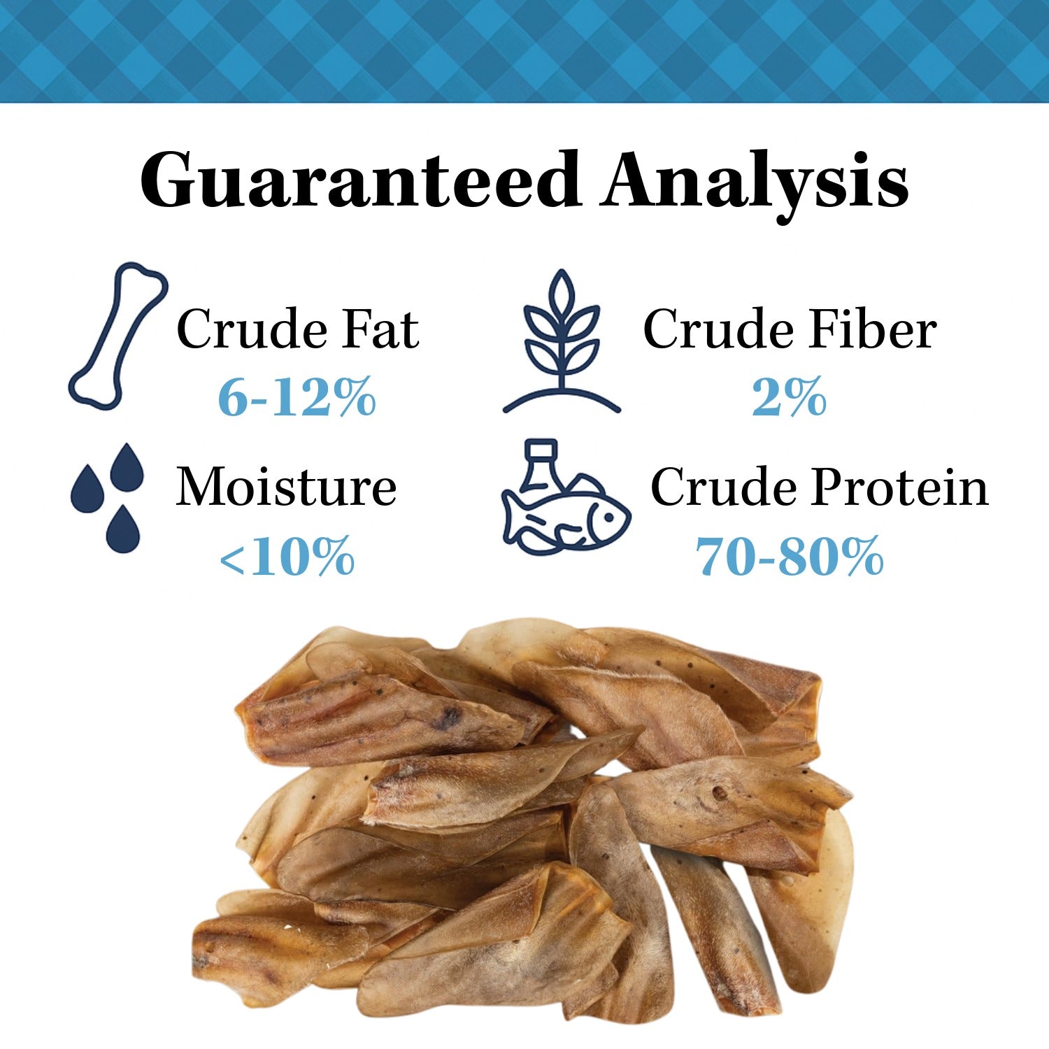 Country Living Natural Cow Ears Dog Chews – 10 Count Bag – All-Natural, Single-Ingredient, Long-Lasting Dog Chews – High-Protein, Low-Fat, Rawhide-Free – Supports Dental Health - Whisker House