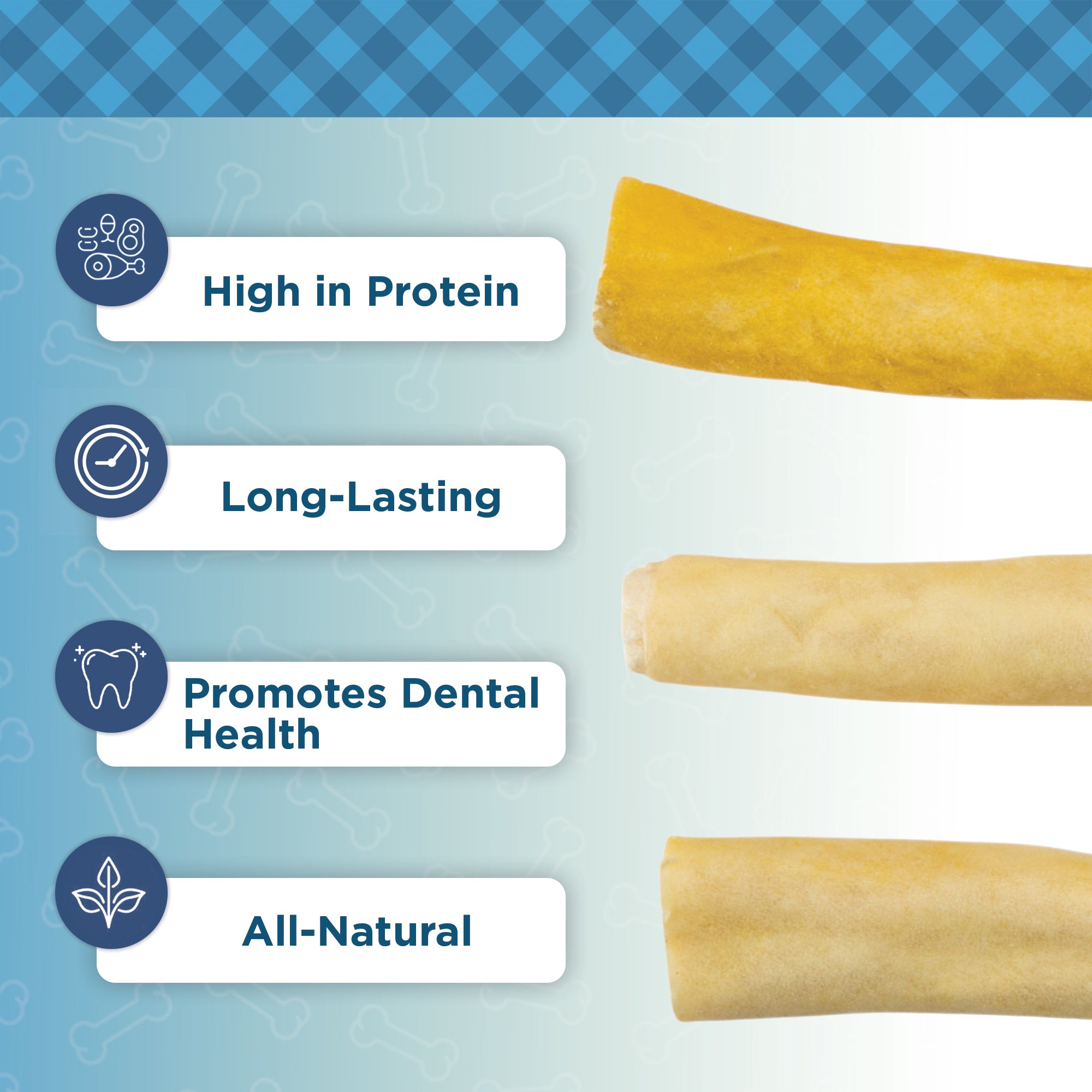 Country Living Cow Tails Dog Chews – 10 Pack | Whisker House - Whisker House