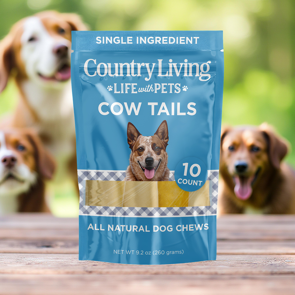 Country Living Cow Tails Dog Chews – 10 Pack | Whisker House - Whisker House
