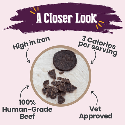Farm To Pet Beef Crumbles Cat Treats | High Protein Grain-Free Snacks - Whisker House