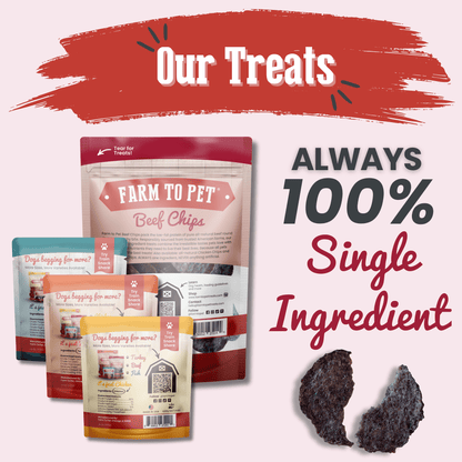 Puppy Packs 'n Snacks – All Natural Dog Treats Puppy Pack Beef Back of Treat Bags