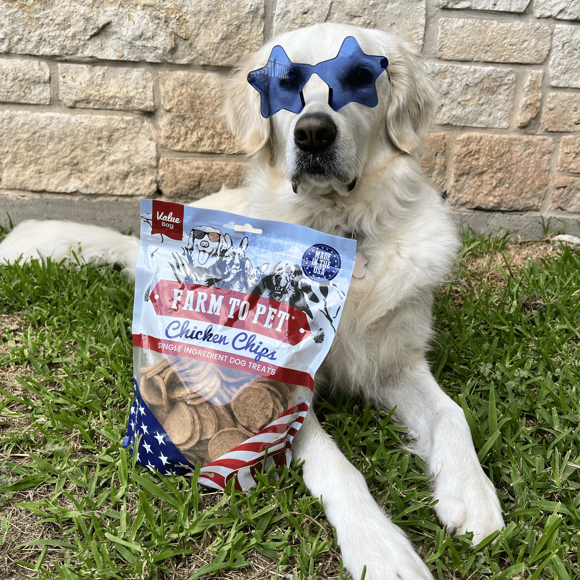 Americana Chicken Chips – American Value Bag Chicken Chips Healthy Dog 12oz Treats dog sunglasses