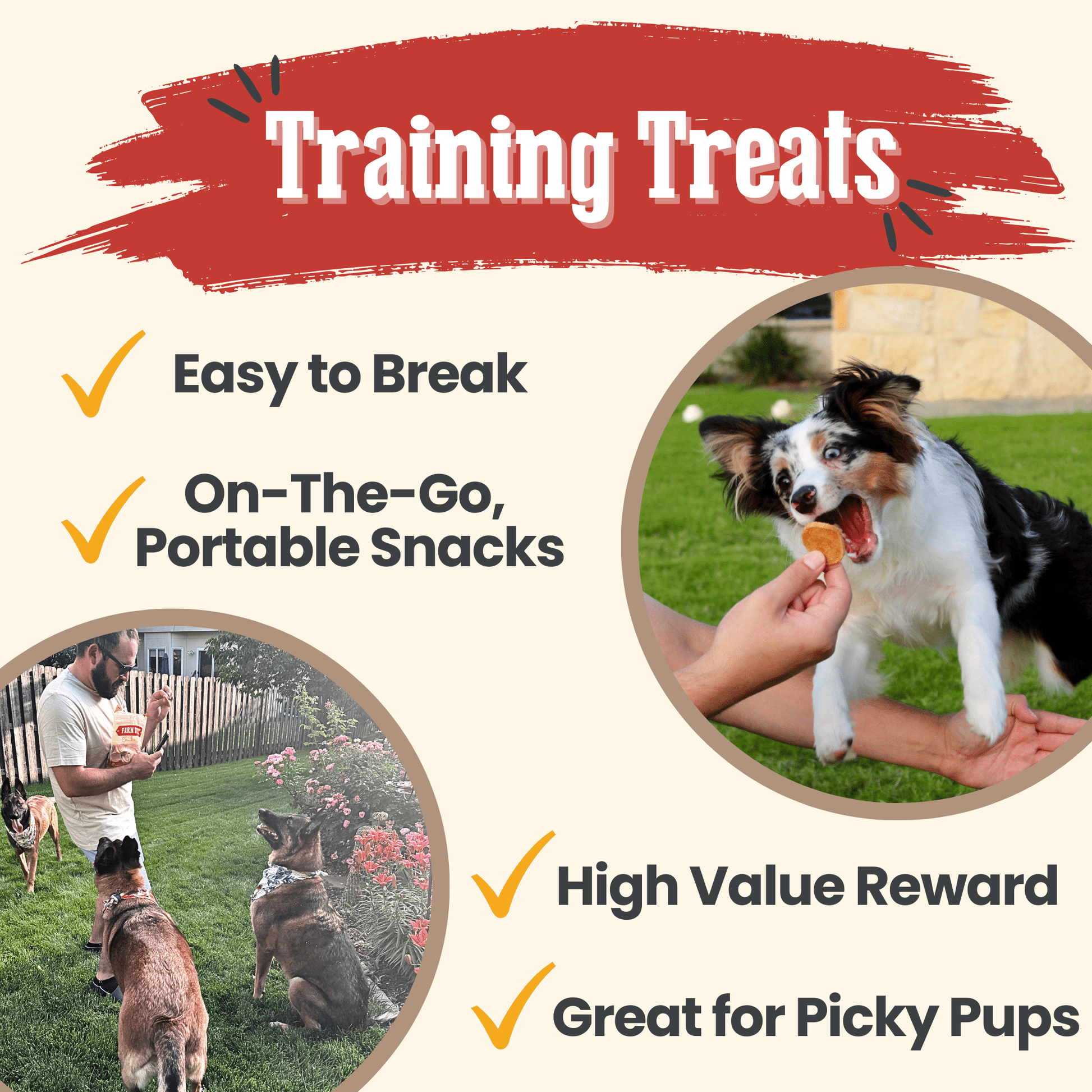 Farm To Pet Chicken Chips – Chicken Training Treats 4oz Chicken Chips