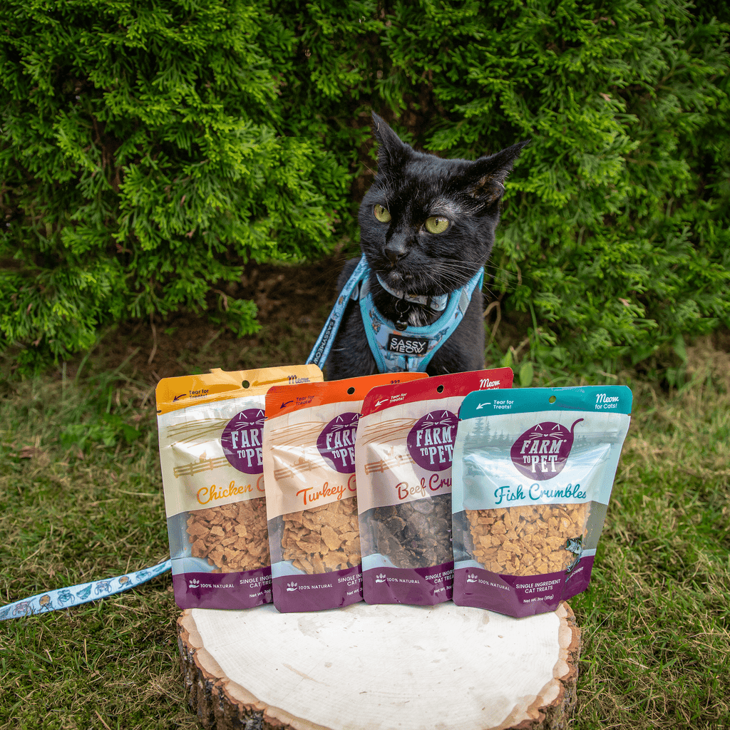 All-Natural Fish Crumbles Cat Treats – Farm To Pet | Whisker House - Whisker House