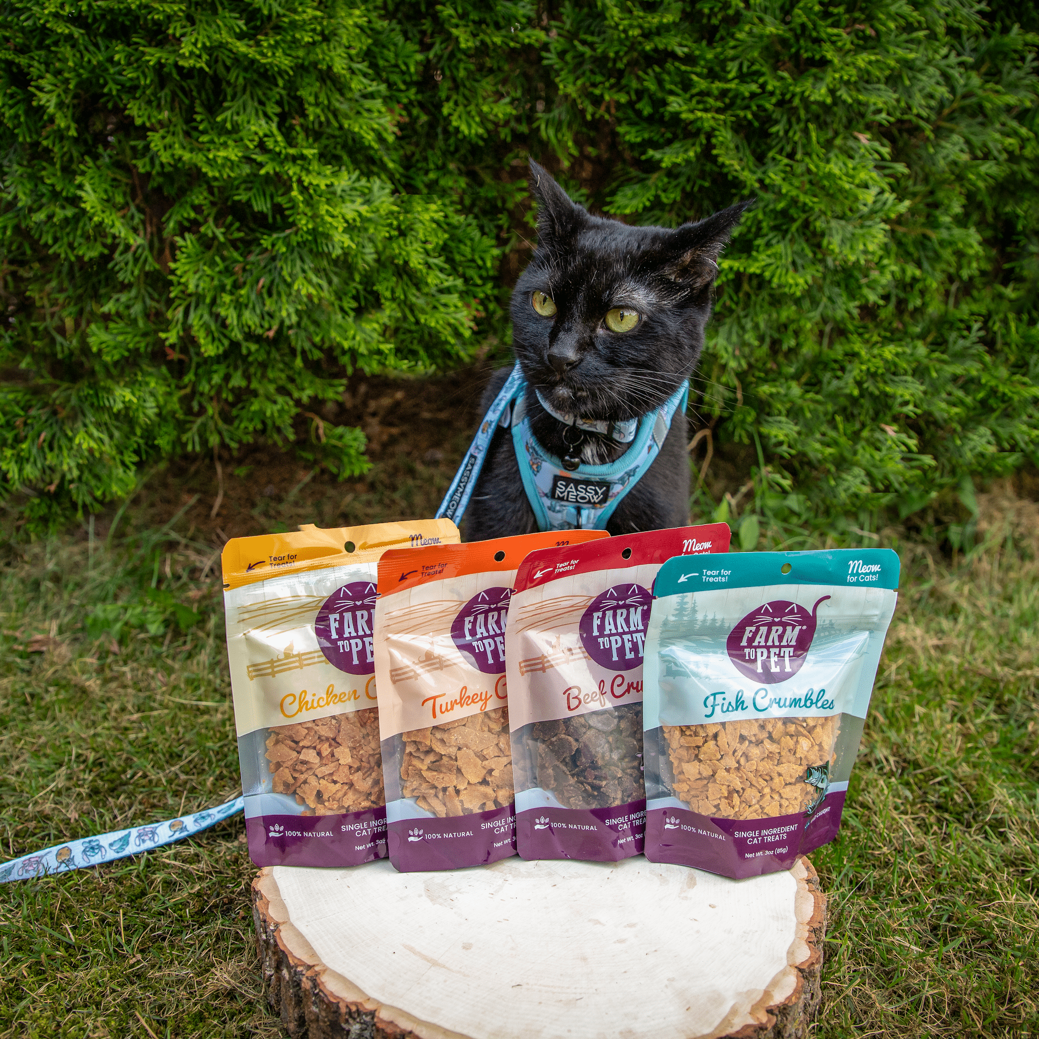 All-Natural Fish Crumbles Cat Treats – Farm To Pet | Whisker House - Whisker House