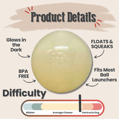 SodaPup Dog Fetch Balls – Dog Fetch Balls Glow in the Dark Ball Product Details