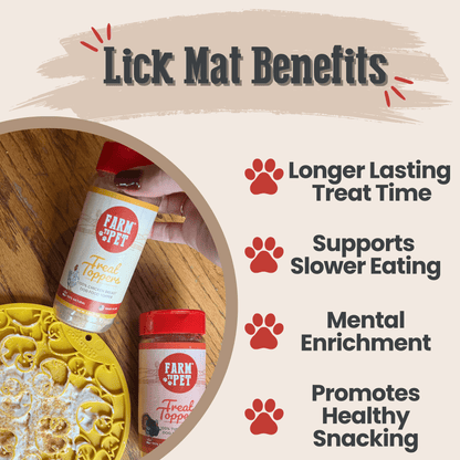SodaPup Lick Mats with Suction Cups – Dog Lick Mats with Suction Cups Yellow Duckies Benefits