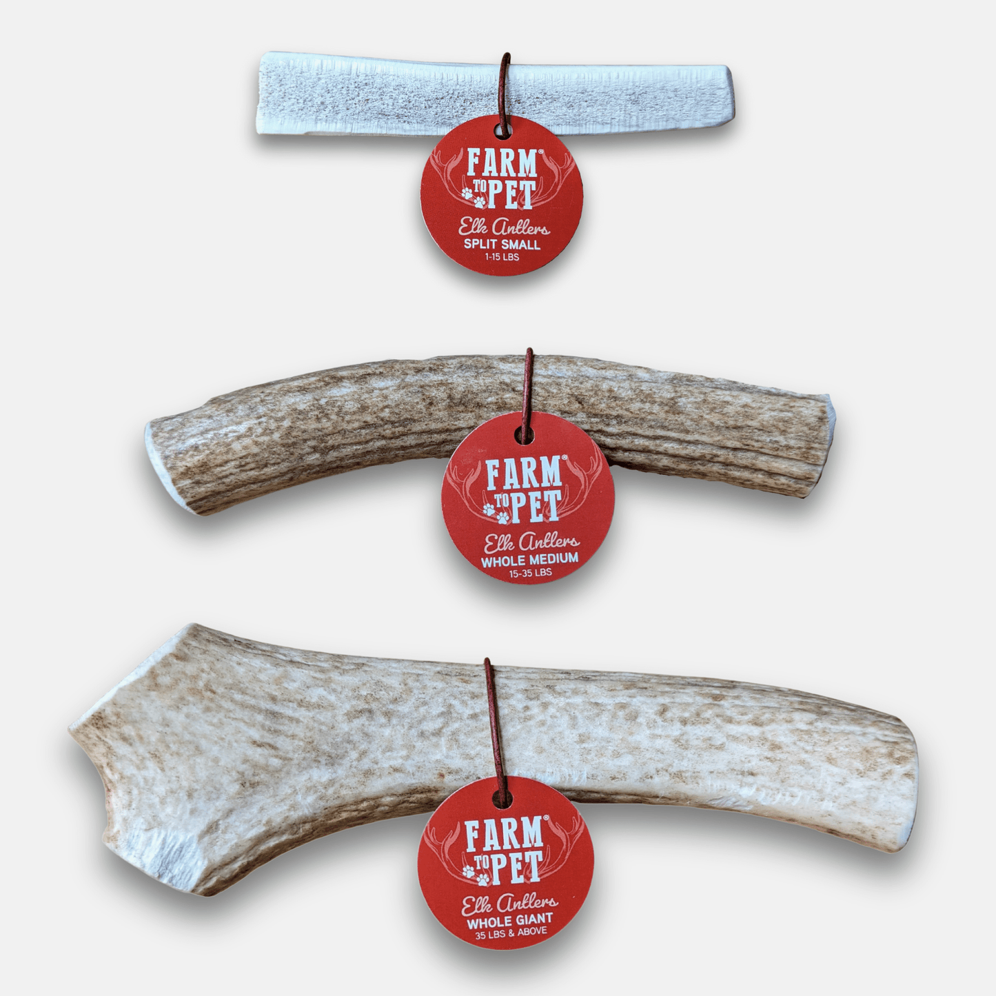 Farm To Pet Elk Antler Dog Chews – Durable Antlers for Dogs Elk Antlers for Dogs Front