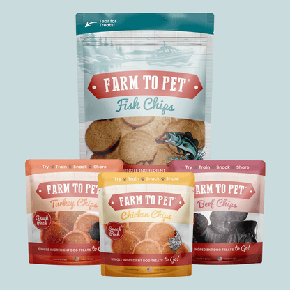 Puppy Packs 'n Snacks – Fish Snack Packs for Dogs Fish Treat Puppy Packs N Snacks Dog Treat Starter Pack Front