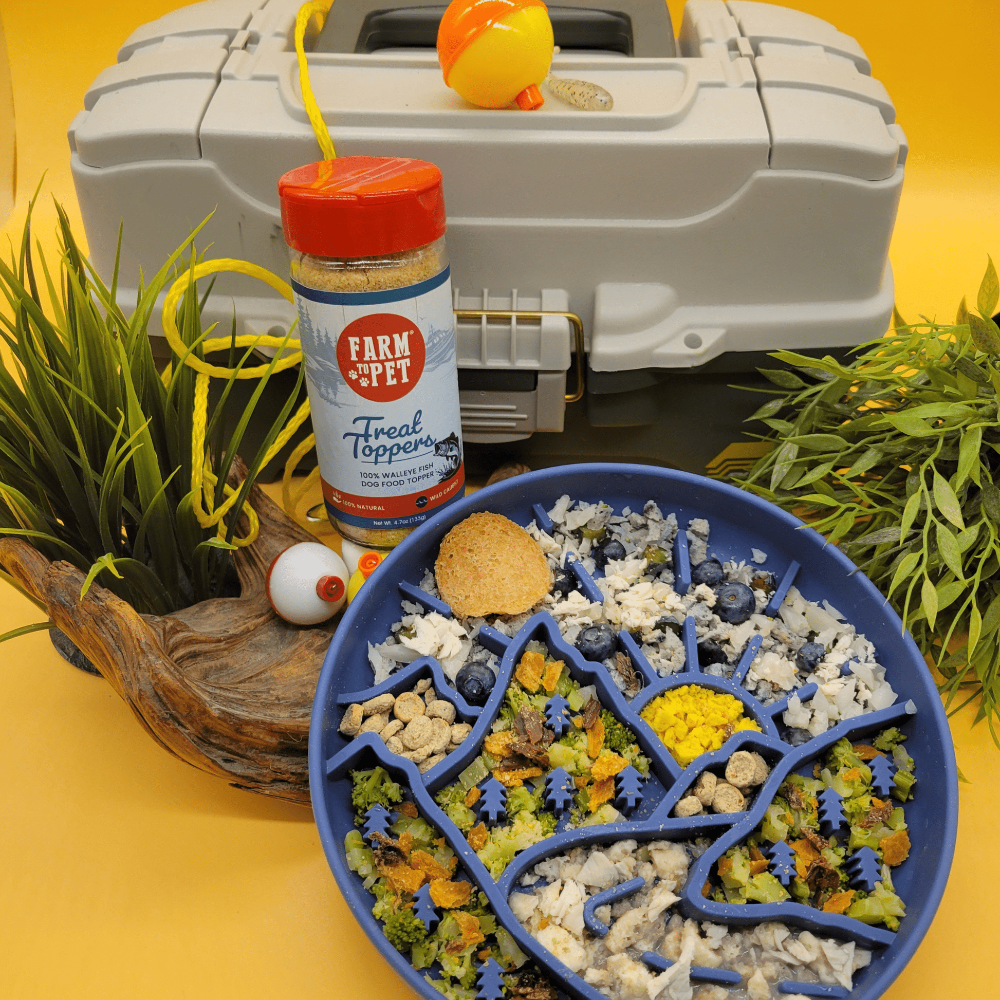 Farm To Pet Fish Dog Food Topper | Low-Fat, High-Protein Meal Topper - Whisker House