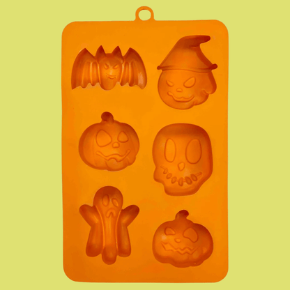 SodaPup Silicone Dog Treat Molds – Halloween Pet Treat Mold Silicone Orange Front
