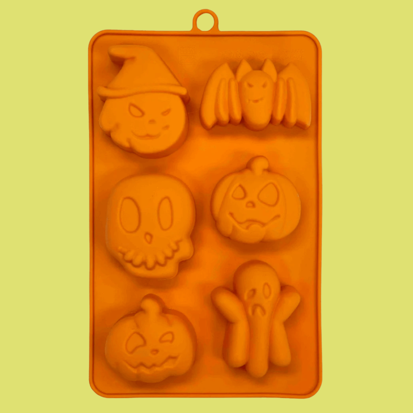 SodaPup Silicone Dog Treat Molds – Halloween Pet Treat Mold Silicone Orange Halloween Back