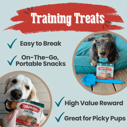 Fish Chips Snack Packs – Healthy Dog Snack Pack Snack Pack Fish Chips Training Treats