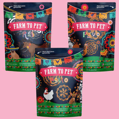 Premios Para Perros Fiesta Pack – Hormone Free Beef Chicken and Turkey Dog Treats Premios Para Perros Fiesta Pack Dog Variety