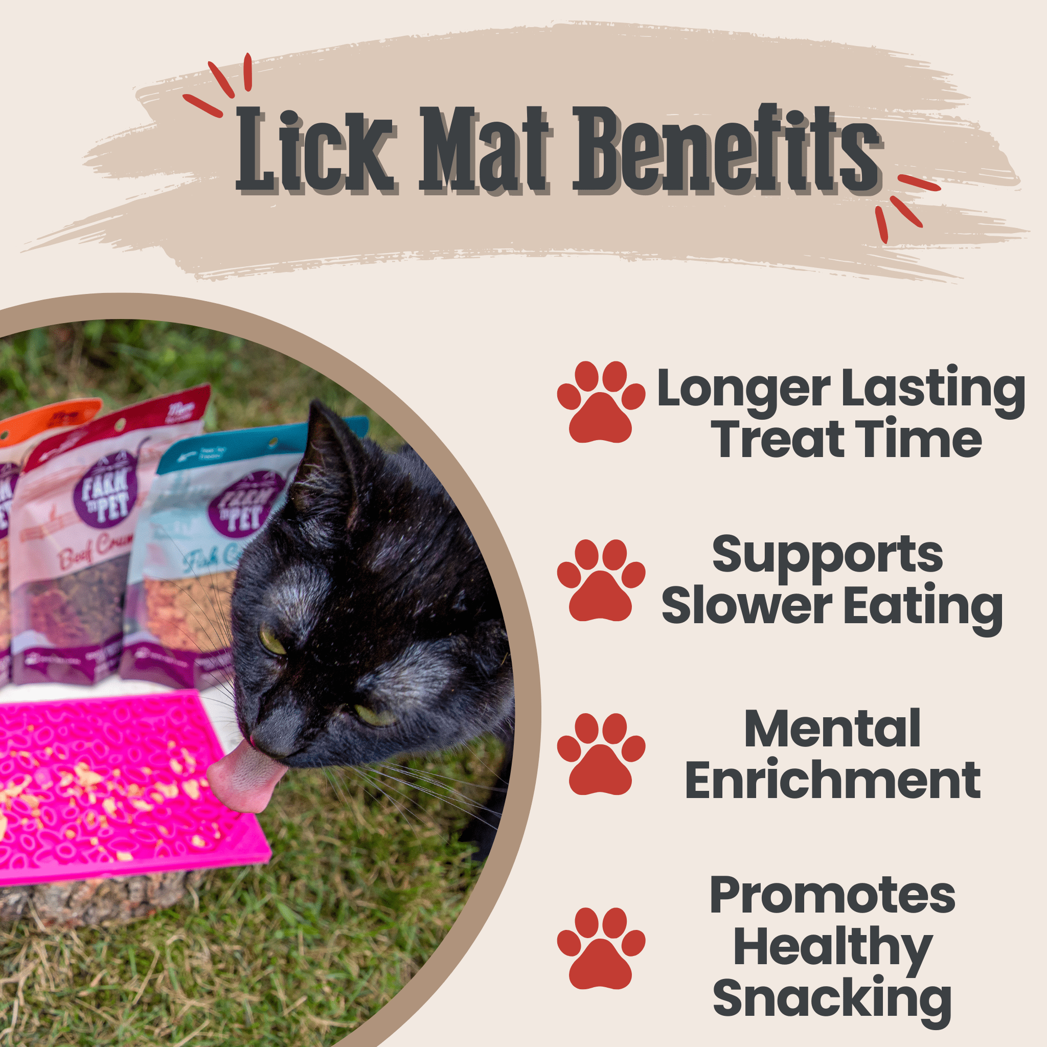 SodaPup® Lick Mats for Cats & Small Dogs | Pet Enrichment Toy - Whisker House
