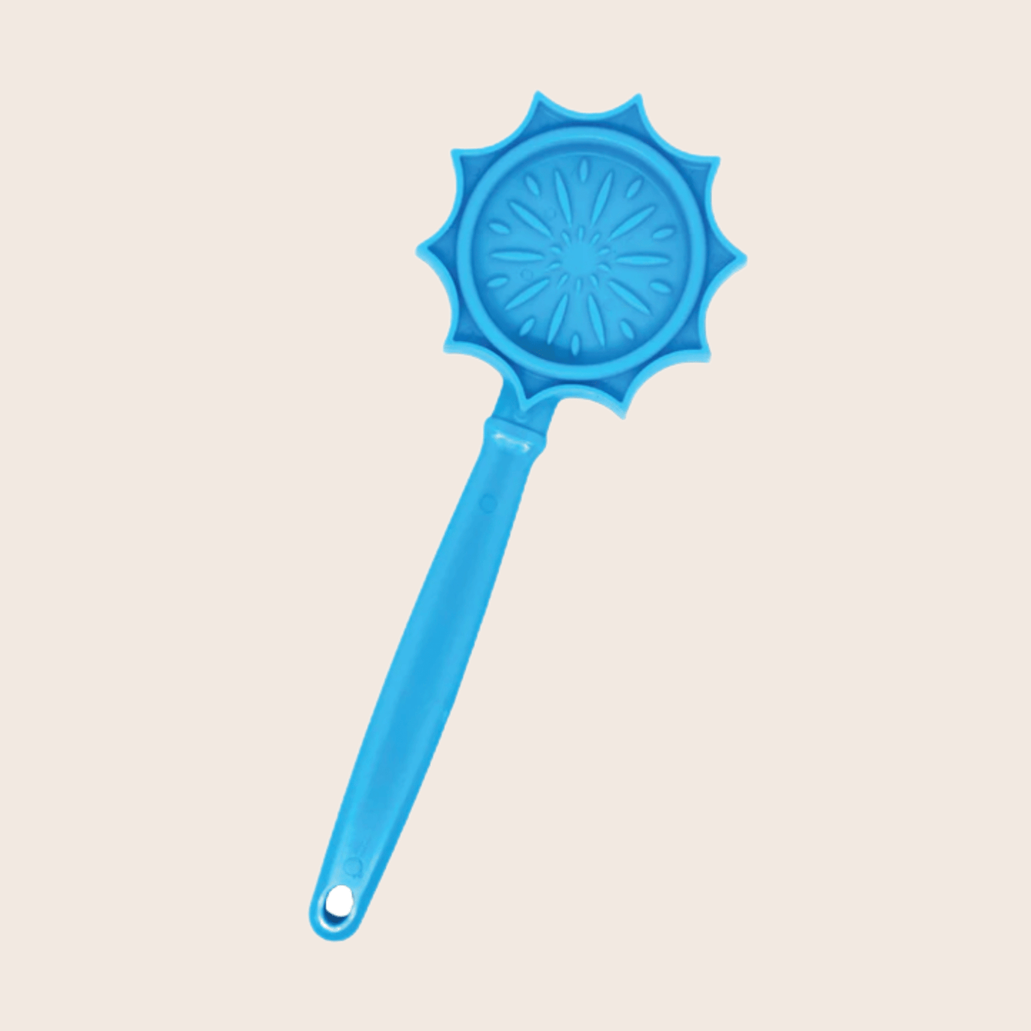 SodaPup Lick Sticks – Lick Stick Interactive Dog Training Toy Blue Flower Closeup