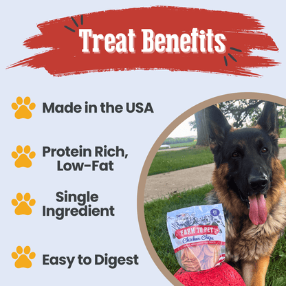 Americana Chicken Chips – Natural Chicken Dog Snacks 4oz Americana Chicken Chips Benefits