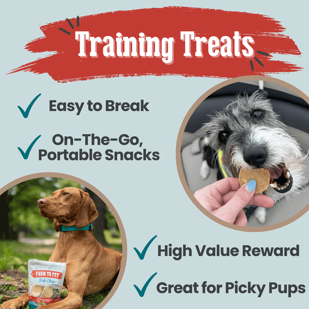Farm To Pet Fish Chips for Dogs – Wild-Caught Walleye Treats - Whisker House