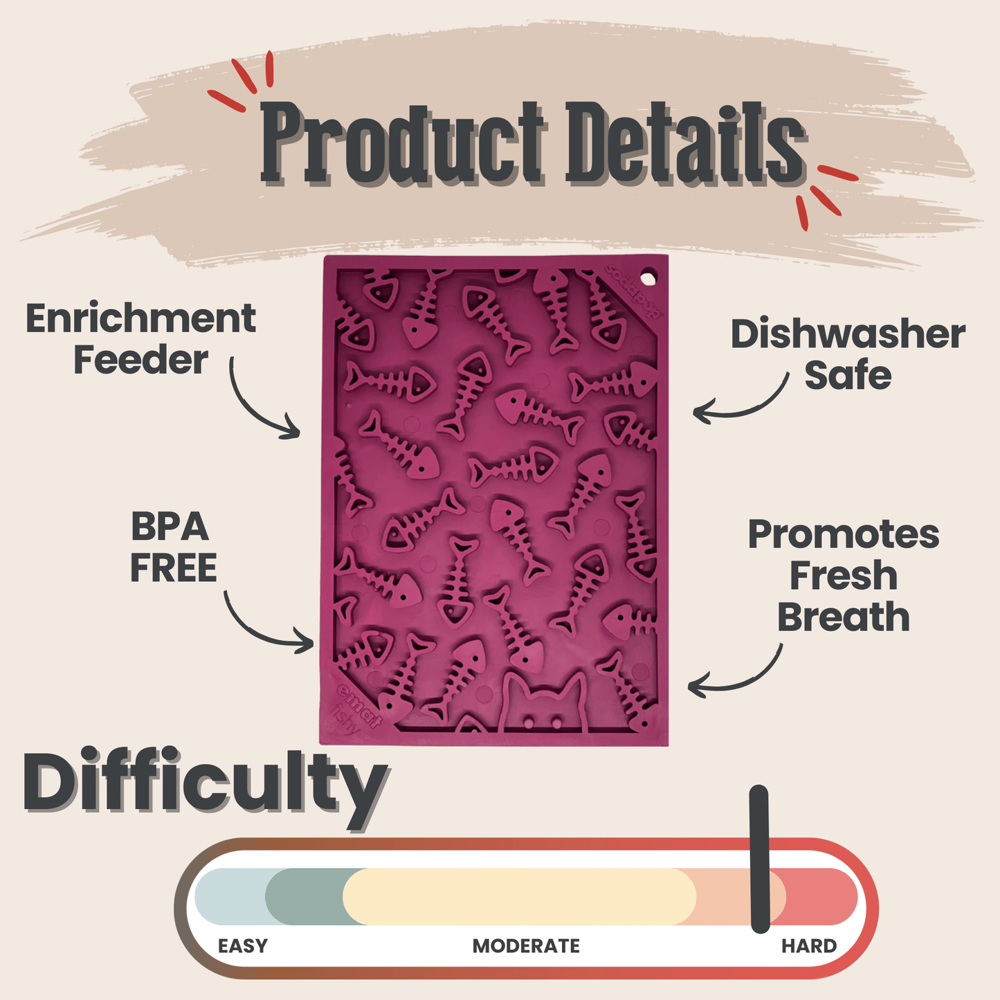 SodaPup® Lick Mats for Cats & Small Dogs | Pet Enrichment Toy - Whisker House
