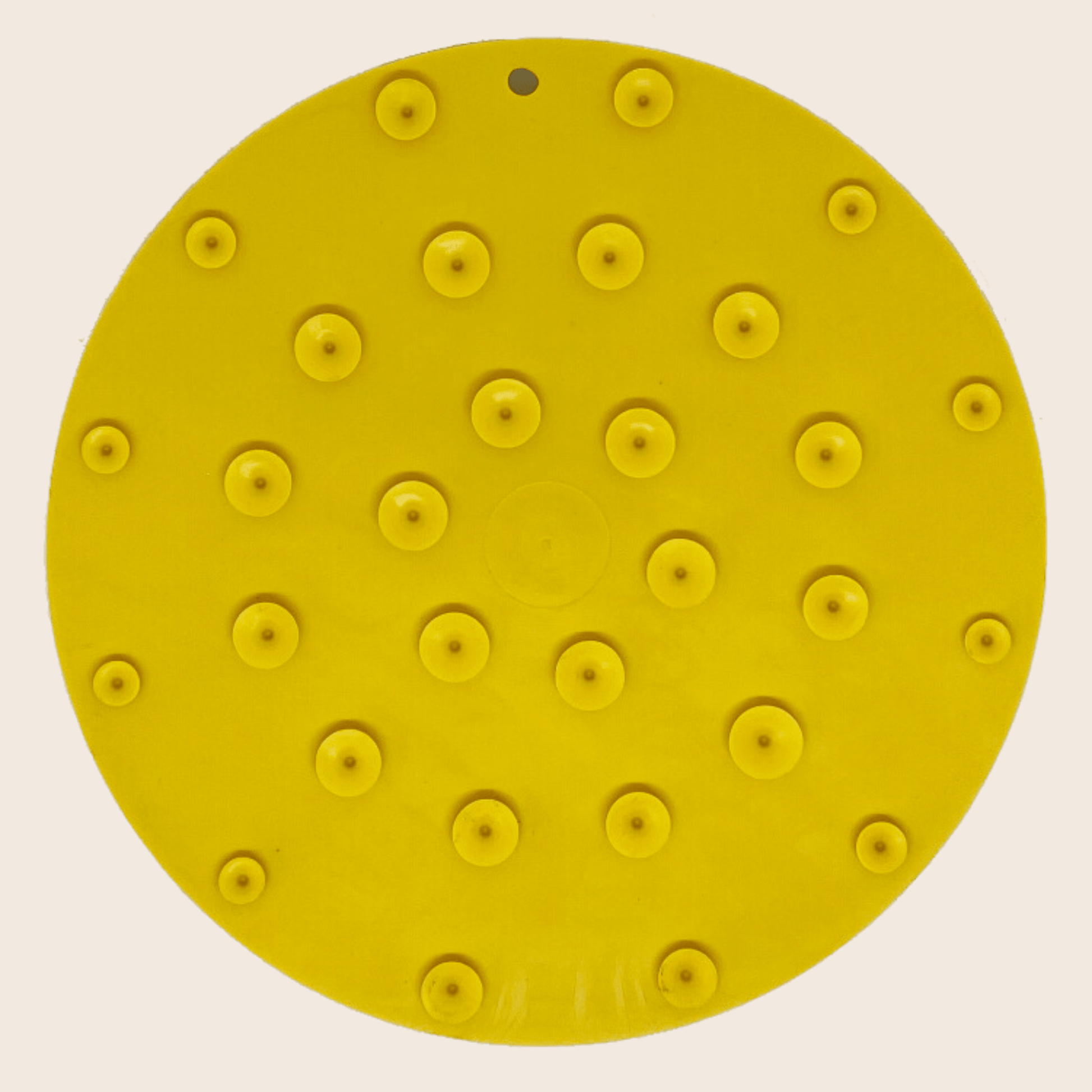 SodaPup Lick Mats with Suction Cups – Round Dog Lick Mats with Suction Cups Yellow Duckies Backview