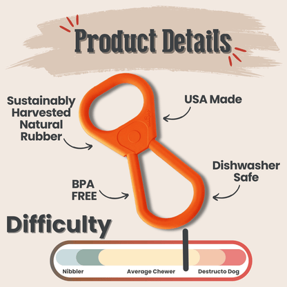 SodaPup Dog Tug Toys – Tug Toy Orange Pop Top Tug Product Details