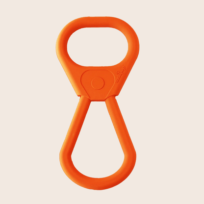 SodaPup Dog Tug Toys – Tug Toy Orange Pop Top Tug Closeup