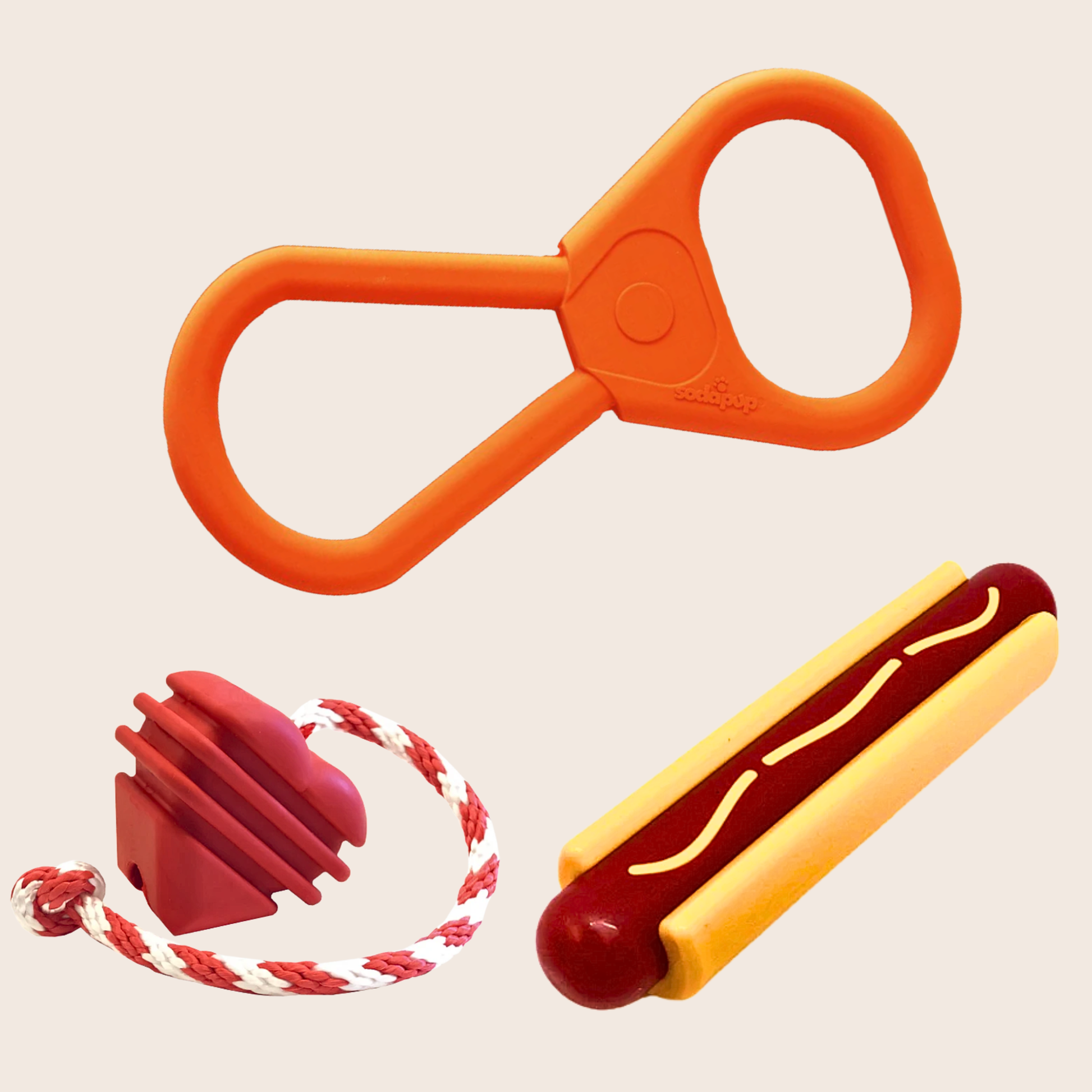 SodaPup Dog Tug Toys – Tug Toys